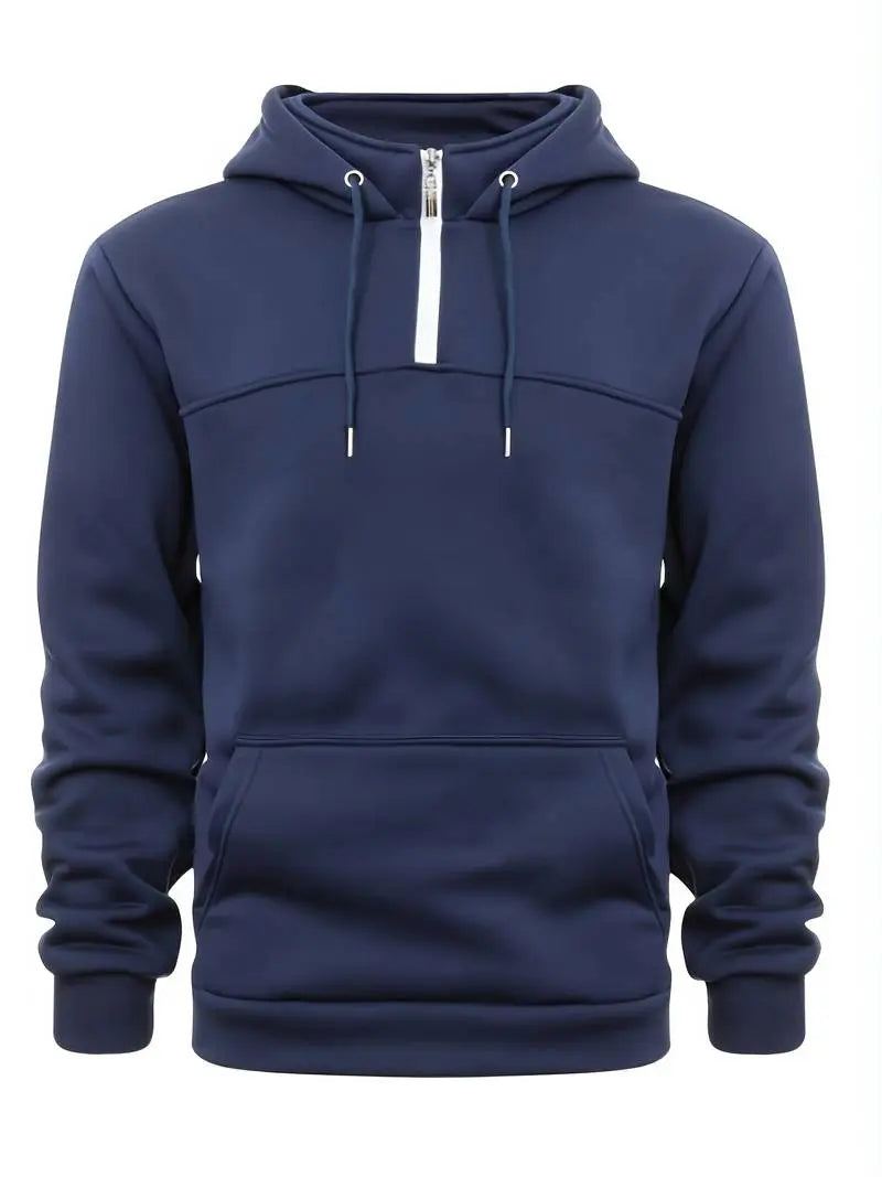 Hættetrøjer Mænd | Løs Pasform Hoodie med Justerbar Hætte | Komfortabel til Hverdagsbrug 12