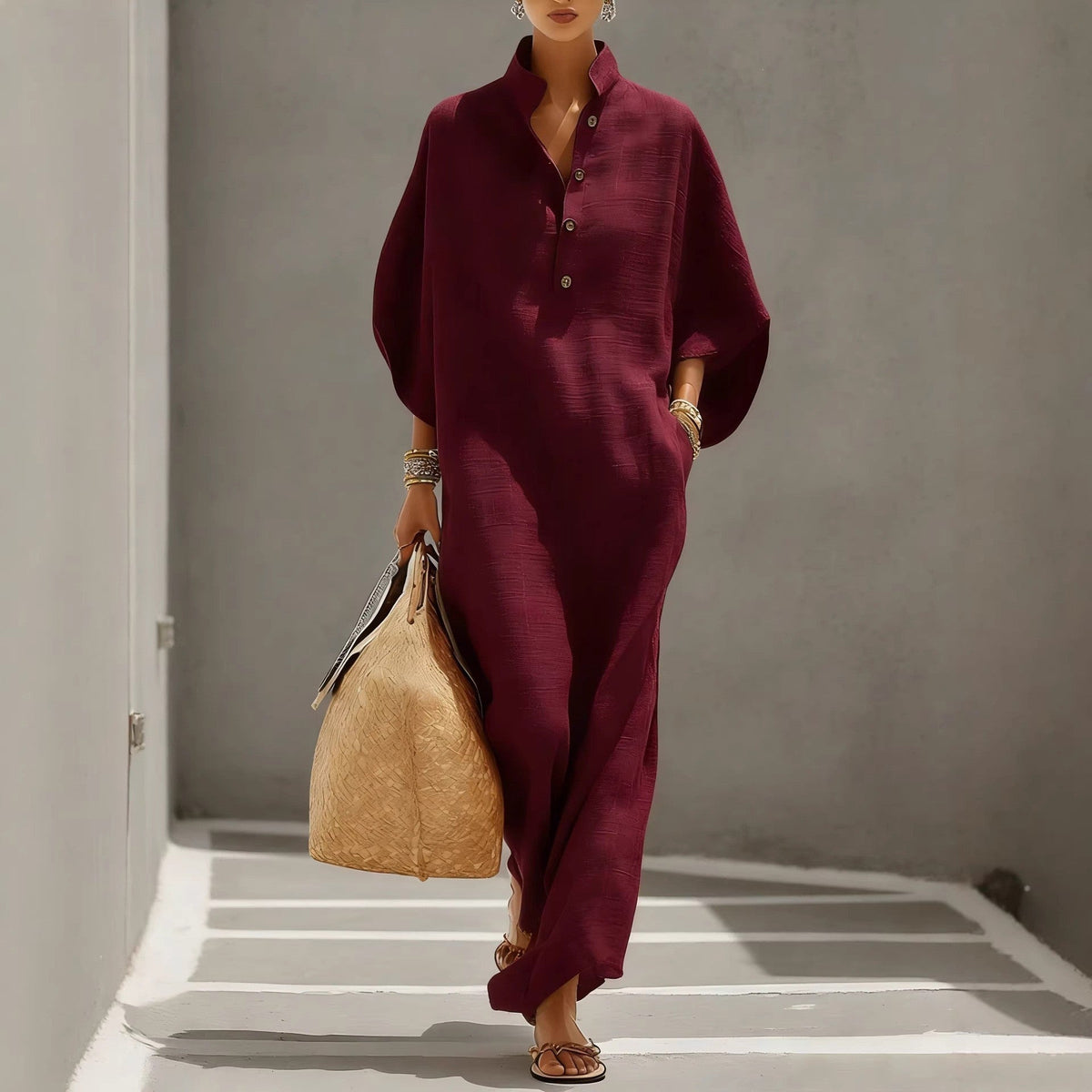 Sukienka Maxi w Stylu Resort – Lekka Letnia