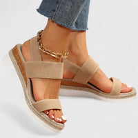 Kilesandaler Dame – Espadrille Sandaler med Elastiske Remme