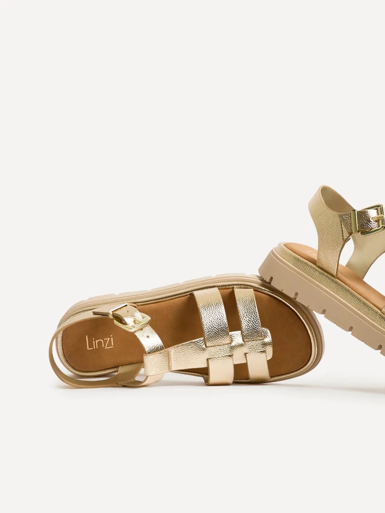 Maja | Gladiator Sandaler Dame med Justerbar Spænde & Tyk Sål | Komfortable Sommerfødder 4