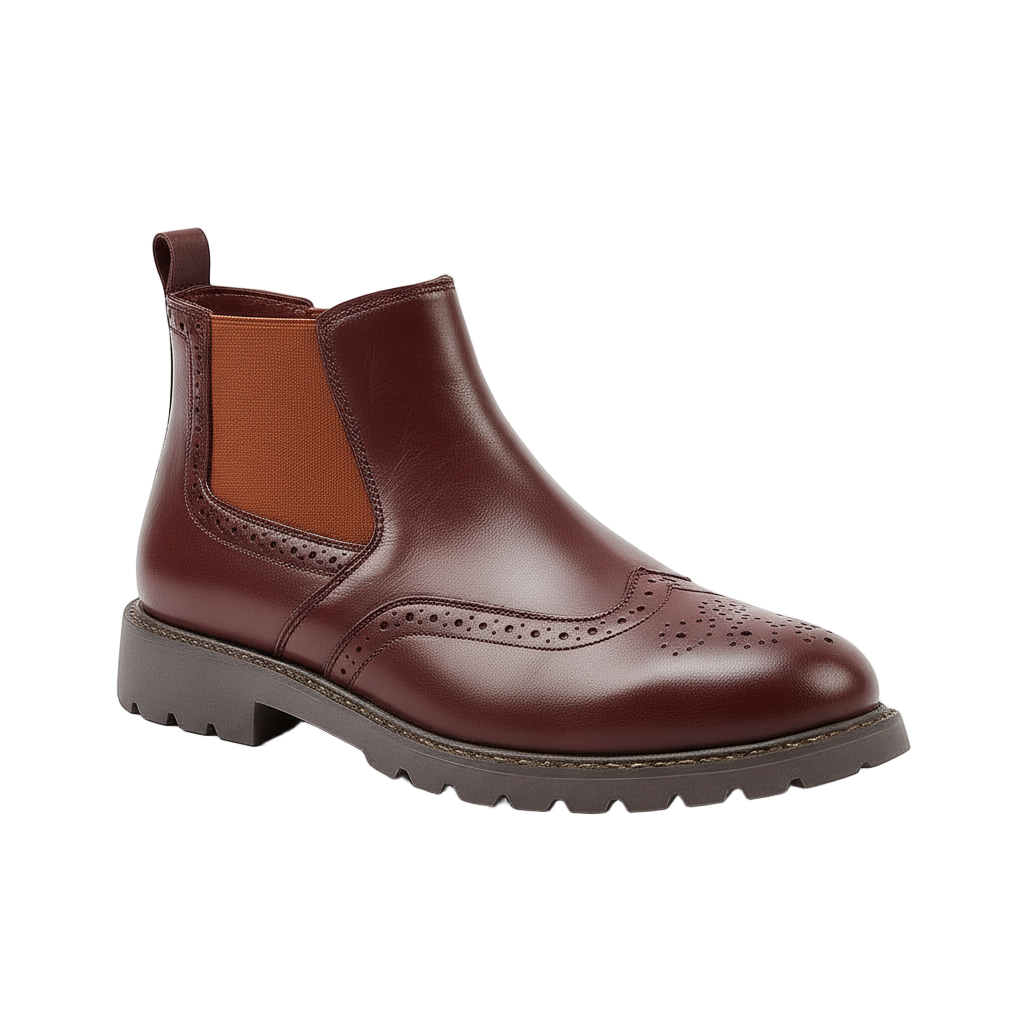 Panorla | Brogue Chelsea Boots