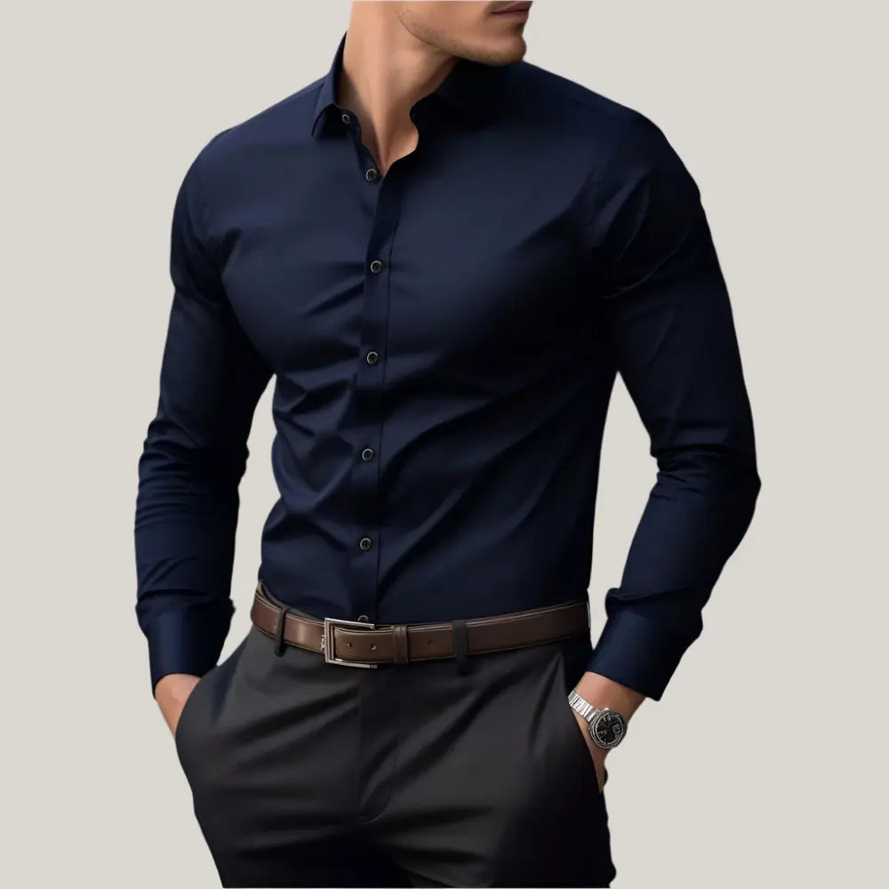 Jonas | Stræk Slim Fit Skjorte Herre