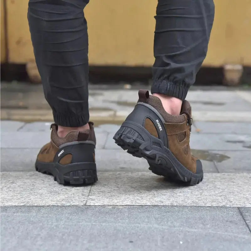 Sikkerhedssko til Mænd | Ankelstøtte & Skridsikker Sål | Holdbare Arbejdssko til Krævende Miljøer 4