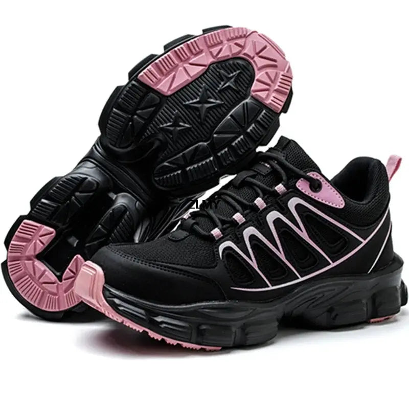 Sikkerhedssko Dame | Komfortable Arbejdssneakers med Stålkappe & Skridsikker Ydersål | Ideel til Daglig Brug 2