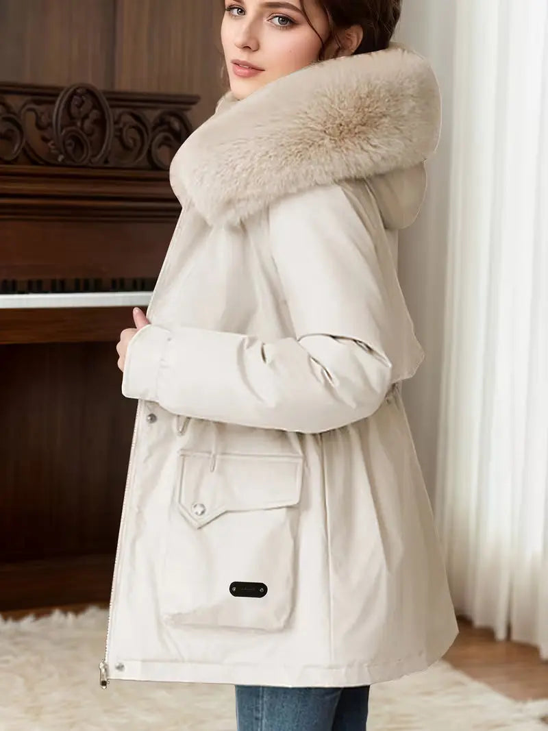 Signe | Vindtæt Lang Vinterjakke Dame