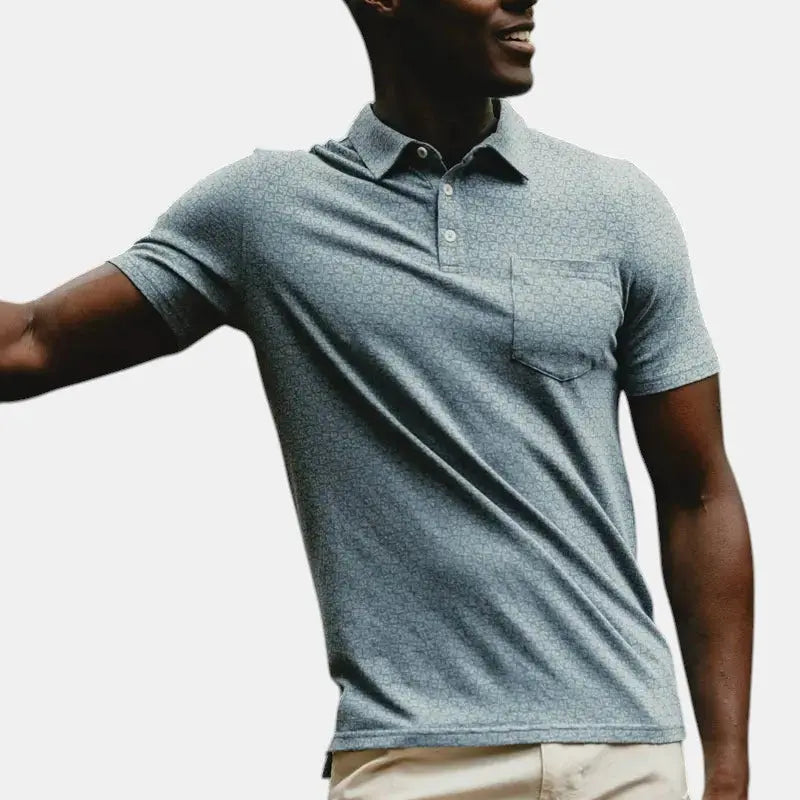 Men's Polo Shirt | Regular Fit with Breathable Cotton Blend | Stylish Comfort for Spring and Summer 3