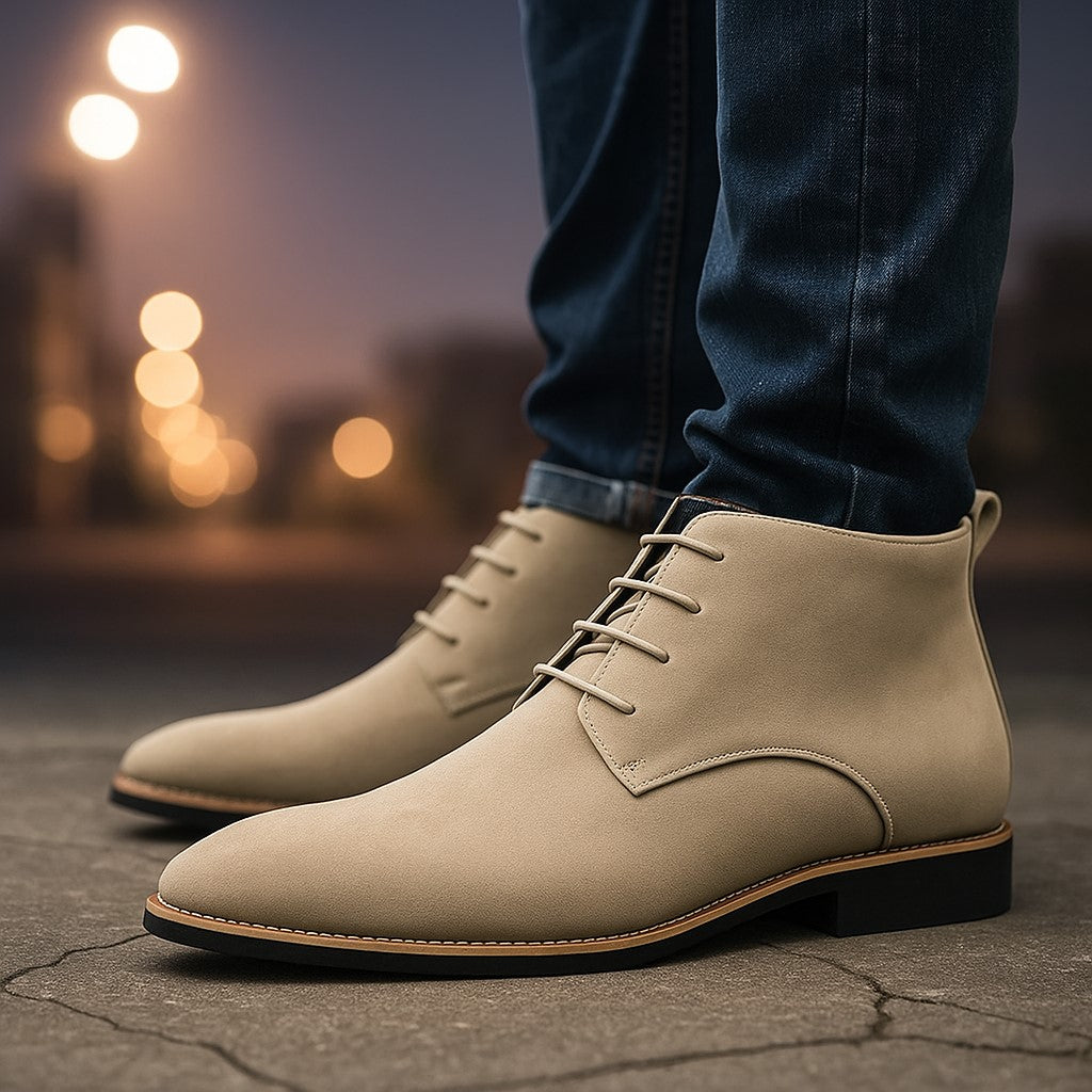 Jonas | Classic Suede Desert Boots for Men