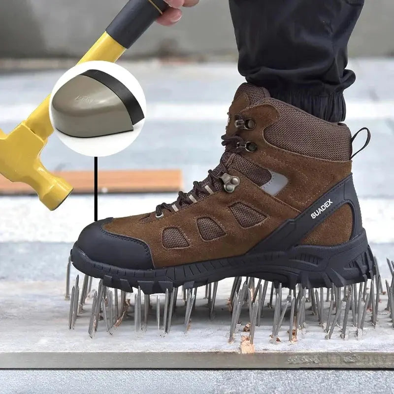 Mikkel | Sikkerhedsstøvler med Ståltå & Skridsikker Ydersål | Holdbare Arbejdssko til Udfordrende Miljøer 2