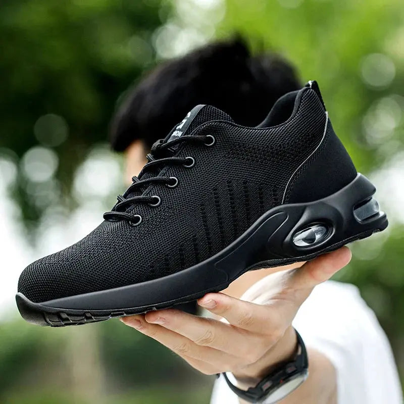 Lars | Sikkerhedssko med Ståltå og Luftpude | Gennemboringssikker Komfort til Arbejde 3