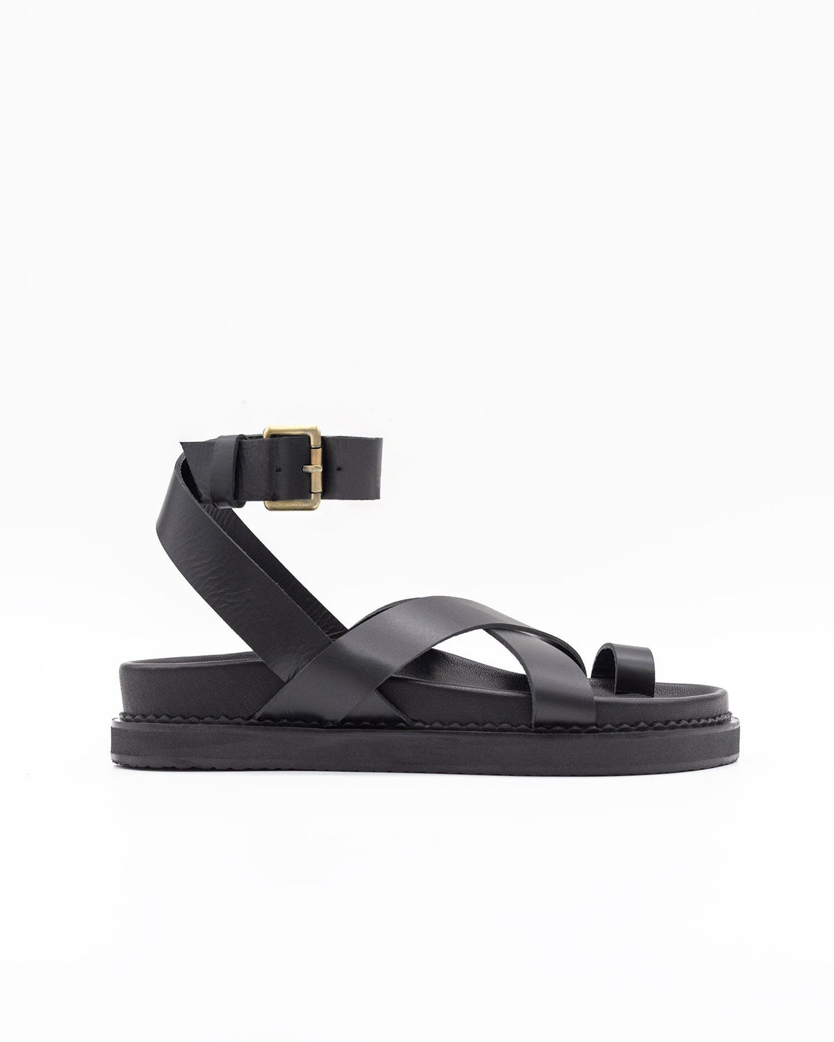 Slip-In Sandaler Dame Læder – Spænderem til Sommer