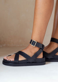 Slip-In Sandaler Dame Læder – Spænderem til Sommer