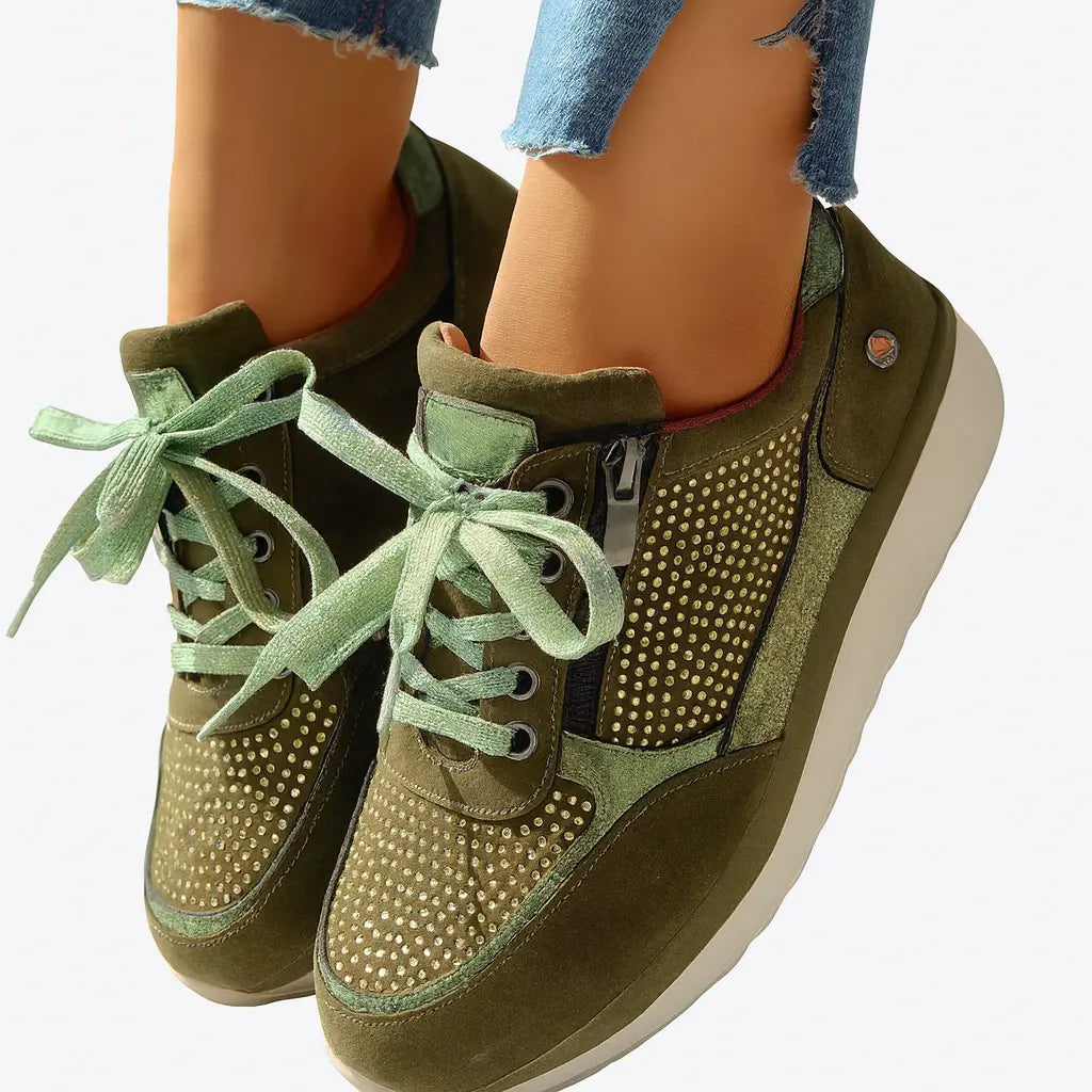 Sigrid | Ortopædiske Sneakers til Damer med Bred Tåboks og Skridsikker Sål | Komfortabel Støtte til Sensitive Fødder 5