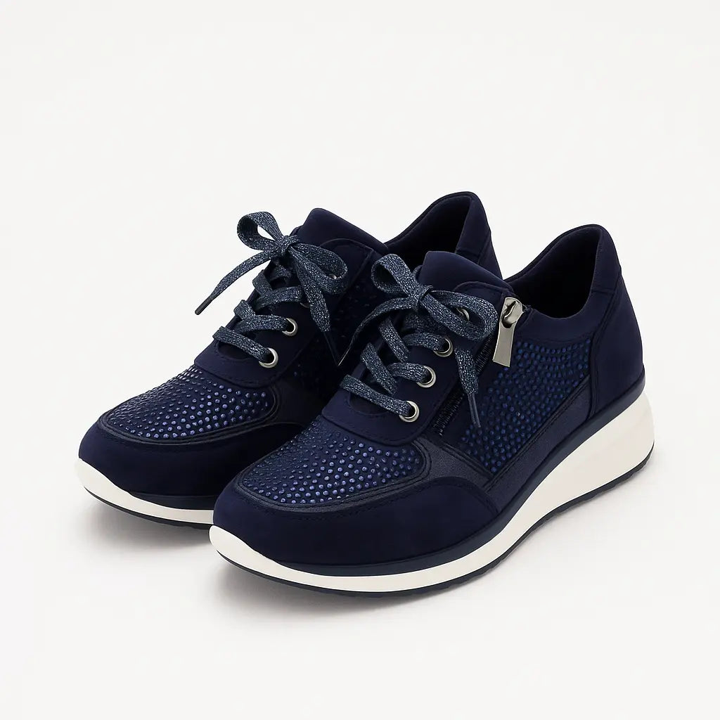 Sigrid | Ortopædiske Sneakers til Damer med Bred Tåboks og Skridsikker Sål | Komfortabel Støtte til Sensitive Fødder 2
