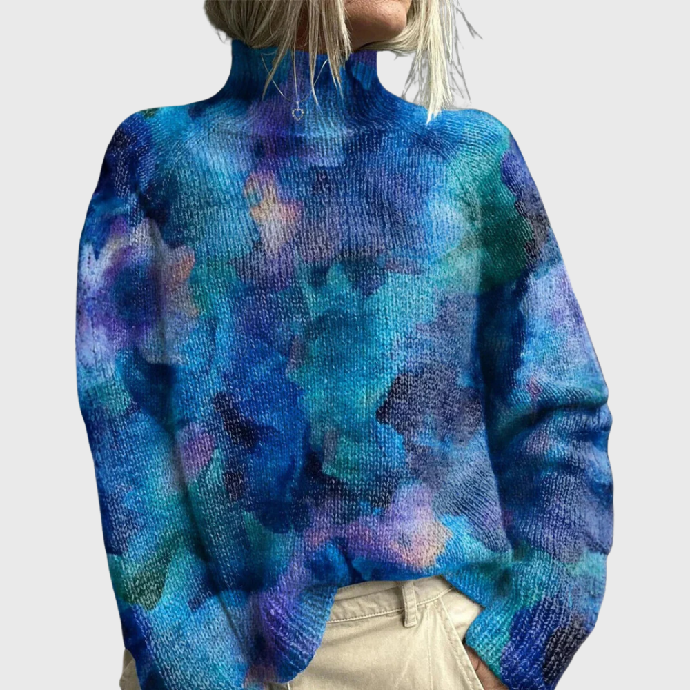 Women's Cosy Turtleneck Knit Jumper – Warm, Relaxed Fit
