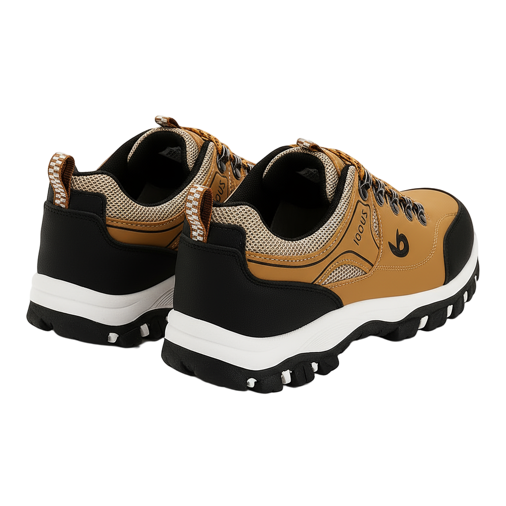 Ortopædiske Vandresko til Dame og Herre med Støddæmpende Sål og Åndbar Foring – Komfortable Gå- og Fritidssko 5