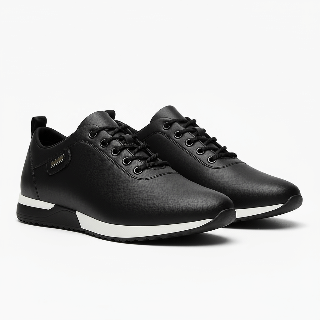 Panorla | Leather sneakers with comfort