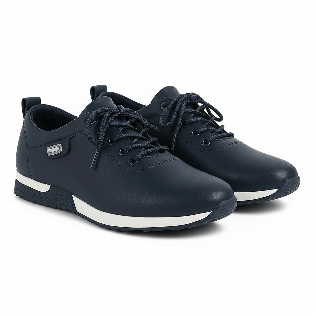 Panorla | Leather sneakers with comfort