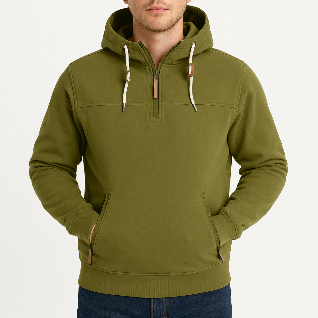 Vinter Hoodie til Mænd – Slidstærk, Komfortabel og Isolerende med Funktionel Hætte og Rummelige Lommer 2