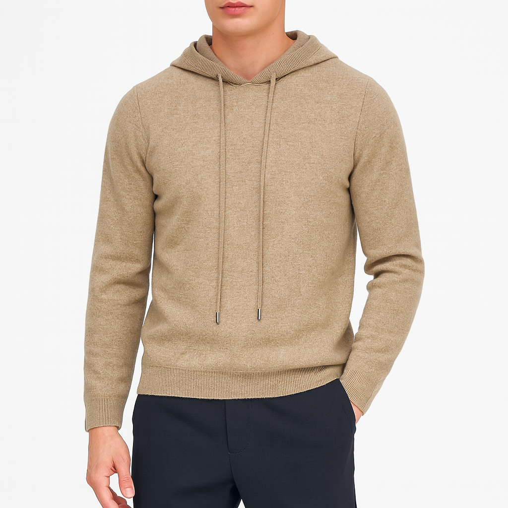 Elegant Hættetrøje til Mænd – Slank Pasform, Justerbar Hætte, 100% Premium Materiale, Komfortabel og Stilfuld Hoodie 4