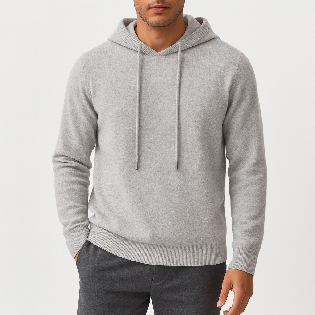 Elegant Hættetrøje til Mænd – Slank Pasform, Justerbar Hætte, 100% Premium Materiale, Komfortabel og Stilfuld Hoodie 5