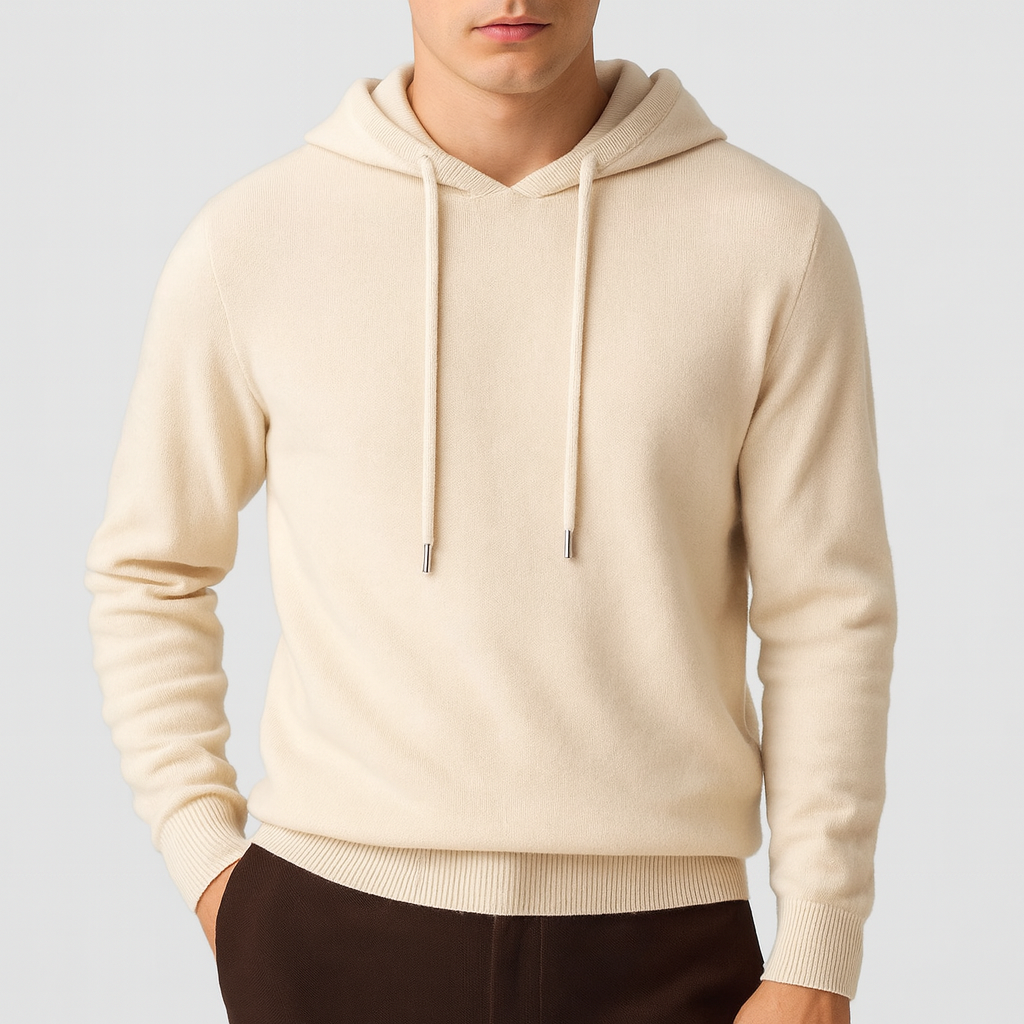 Elegant Hættetrøje til Mænd – Slank Pasform, Justerbar Hætte, 100% Premium Materiale, Komfortabel og Stilfuld Hoodie 1