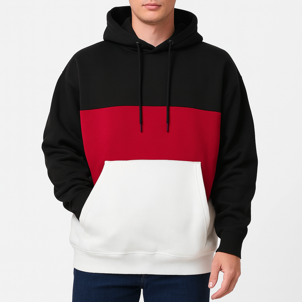 Trendy Hættetrøje Hoodie til Mænd i 100% Bomuld – Komfortabel Sportstøj til Mænd til Hverdagsbrug 5