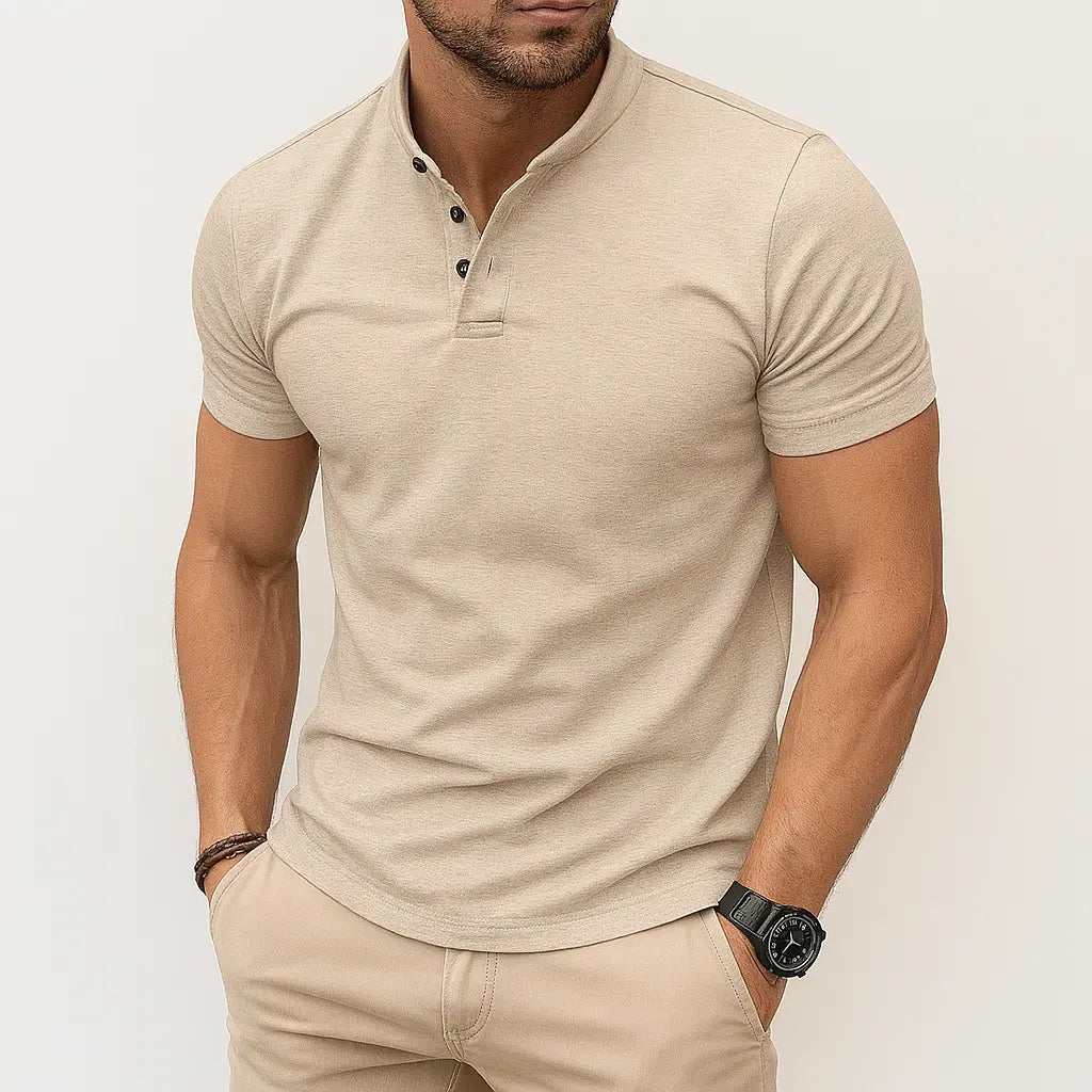 Mikkel | Poloshirt Til Mænd Med Åndbar Bomuldsblanding | Klassisk Design Til Komfort Og Stil 4