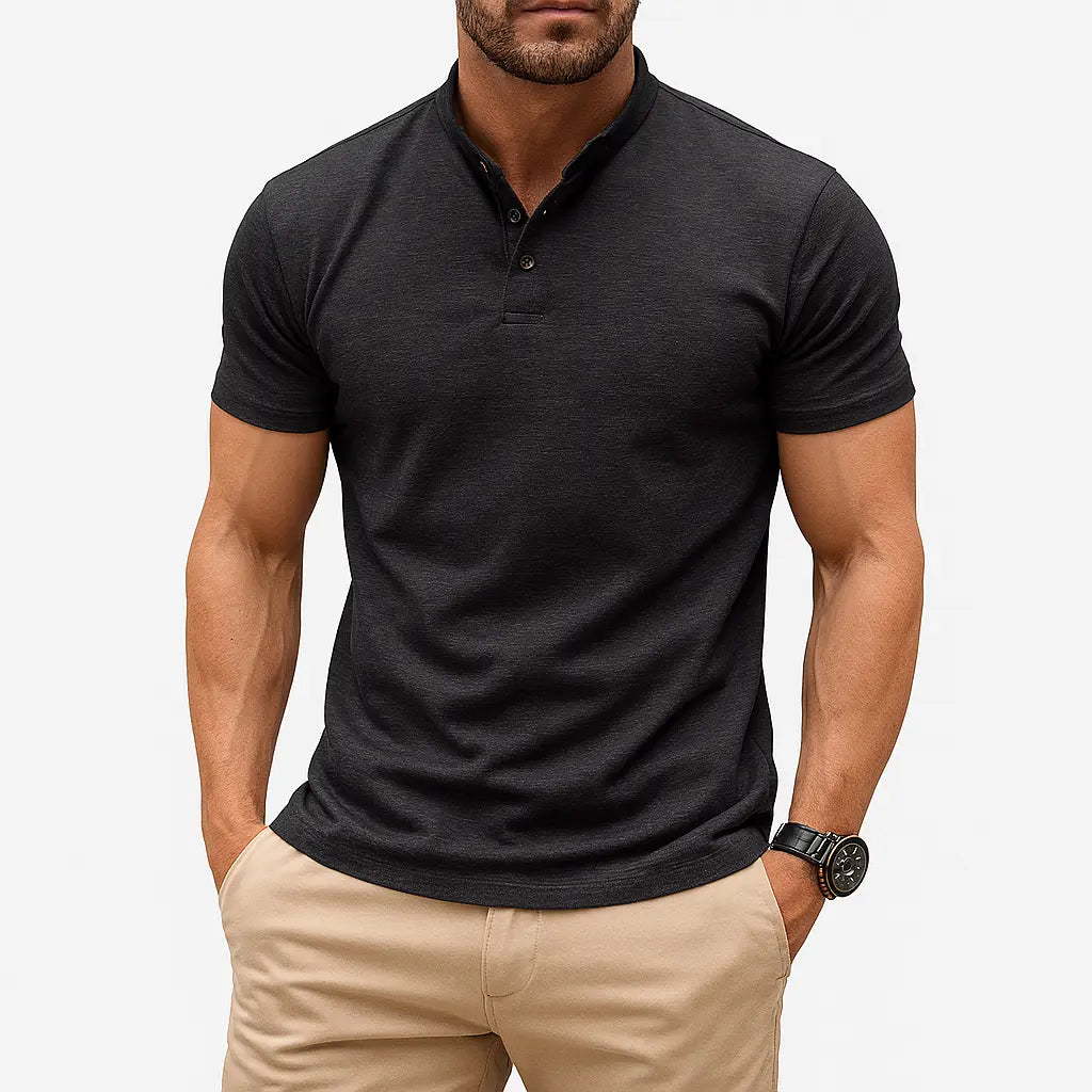 Mikkel | Poloshirt Til Mænd Med Åndbar Bomuldsblanding | Klassisk Design Til Komfort Og Stil 5