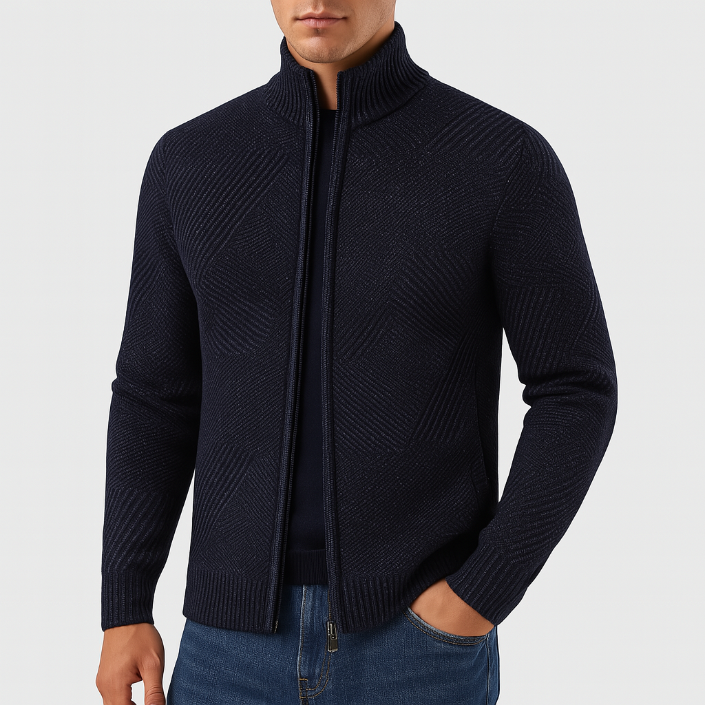 Panorla | Lounge Cardigan med lynlås 3