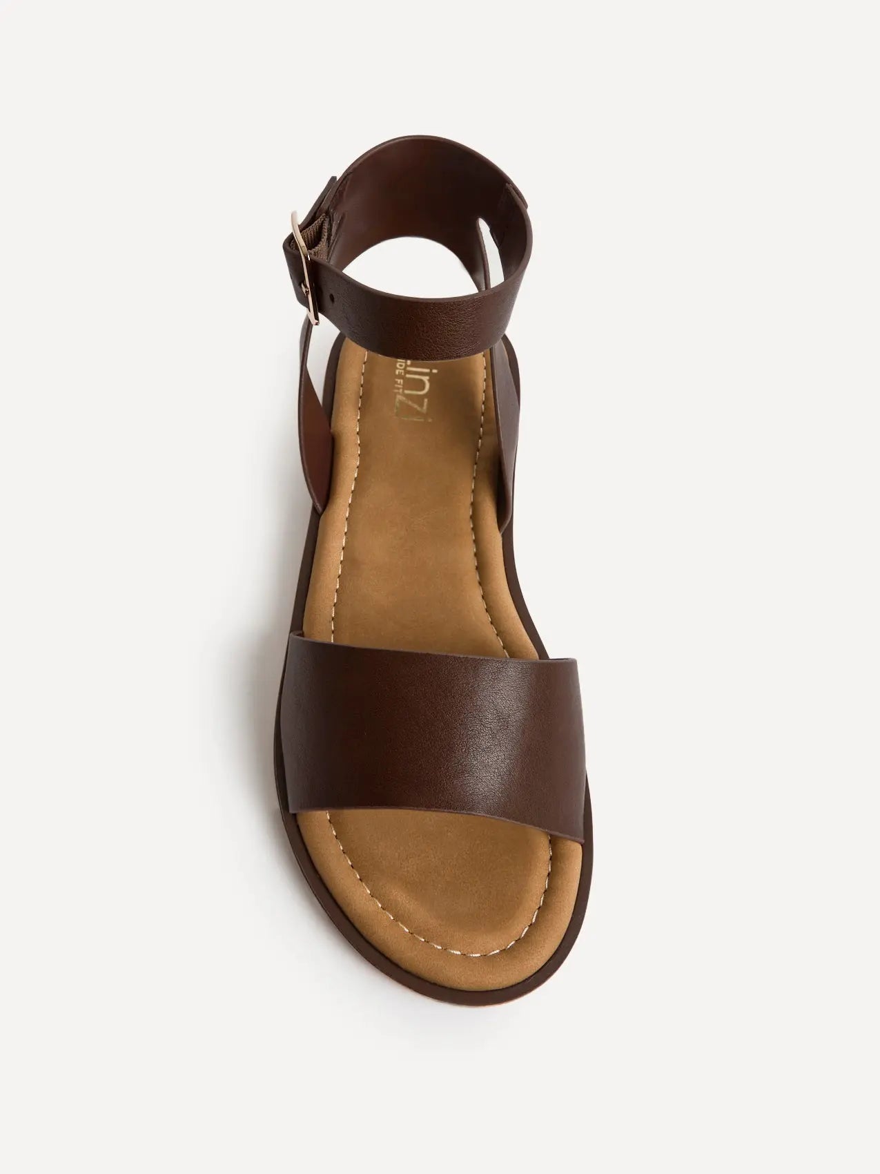 Karla | Sandaler Dame Bred Pasform med Justerbar Ankelrem | Komfortabel Støtte til Hverdag 4