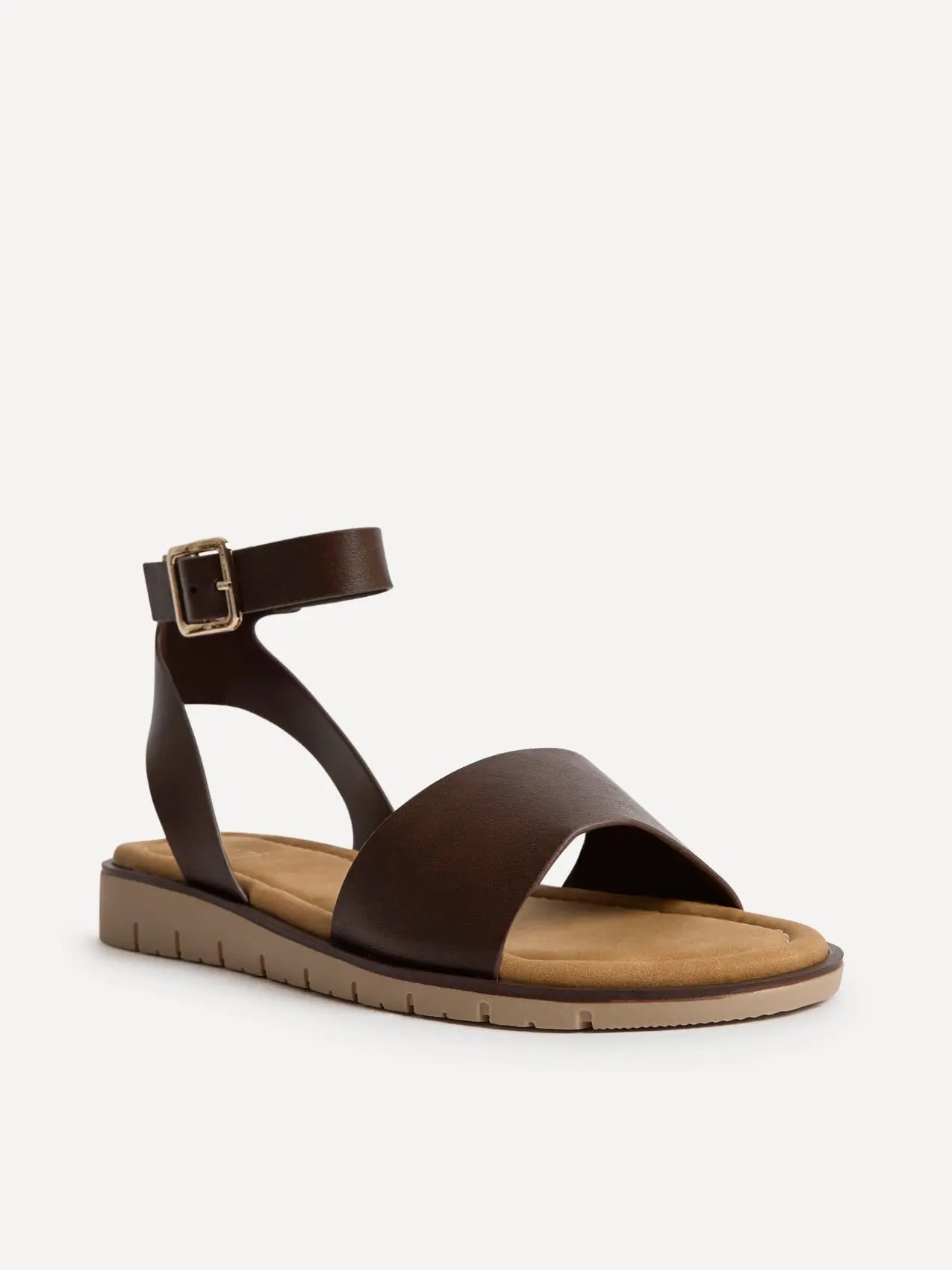 Karla | Sandaler Dame Bred Pasform med Justerbar Ankelrem | Komfortabel Støtte til Hverdag 5