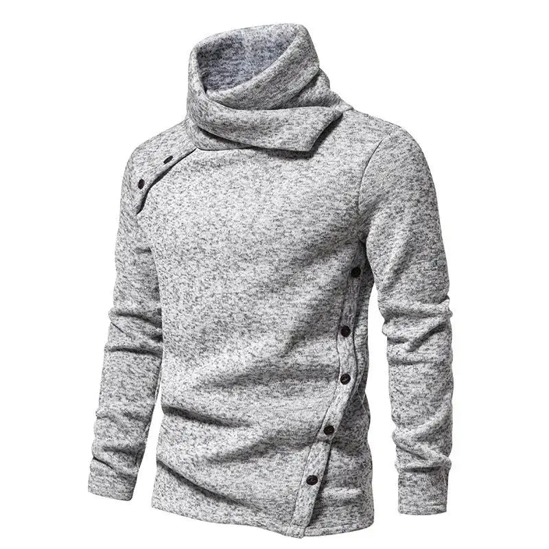 Anders | Sweater Herre – Høj Krave, Klassisk Pasform & Varm Komfort Til Vinter