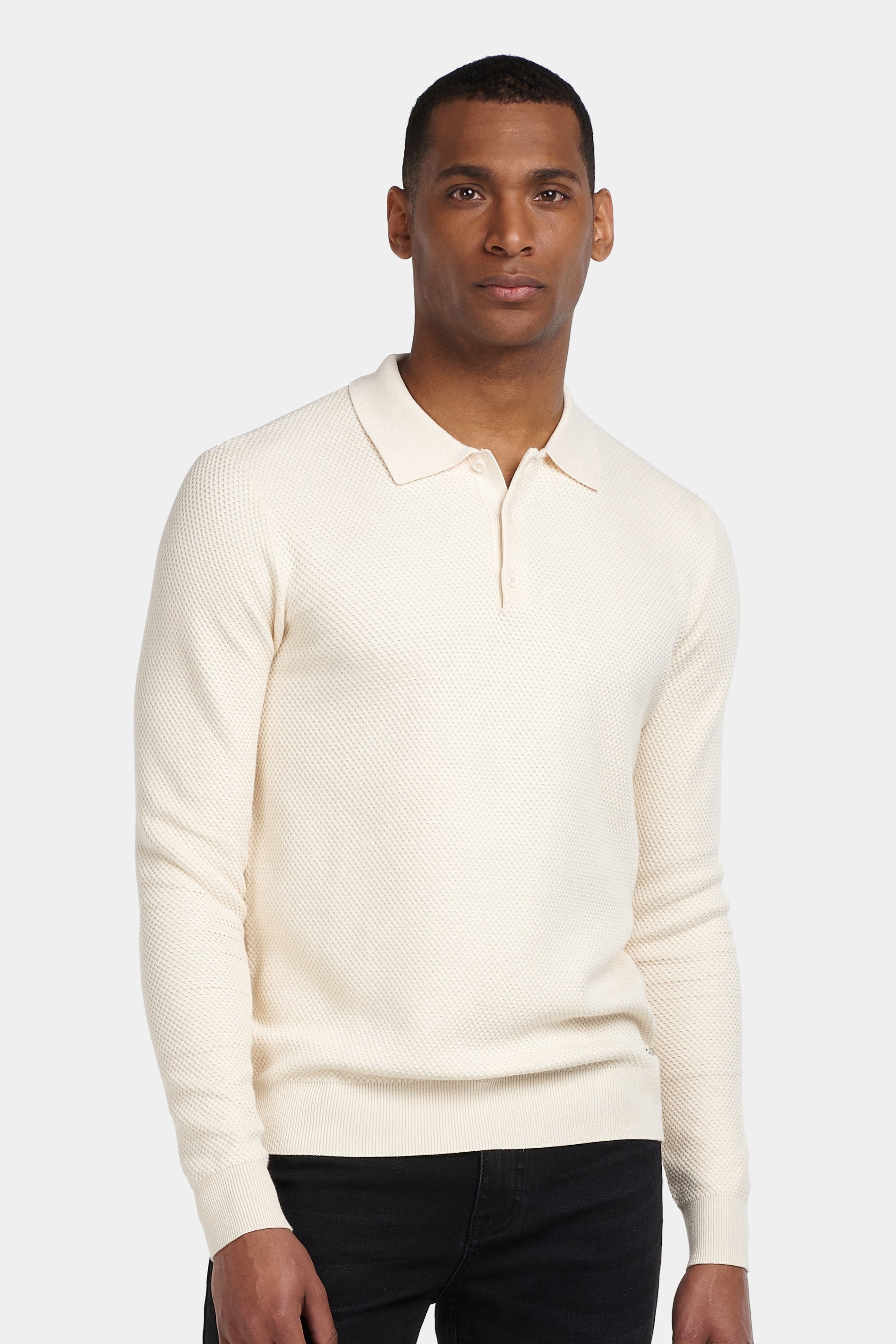 Fabio Polo - Slim Fit Langærmet T-Shirt Mænd med 4-Vejs Stræk og Elegant Design 0