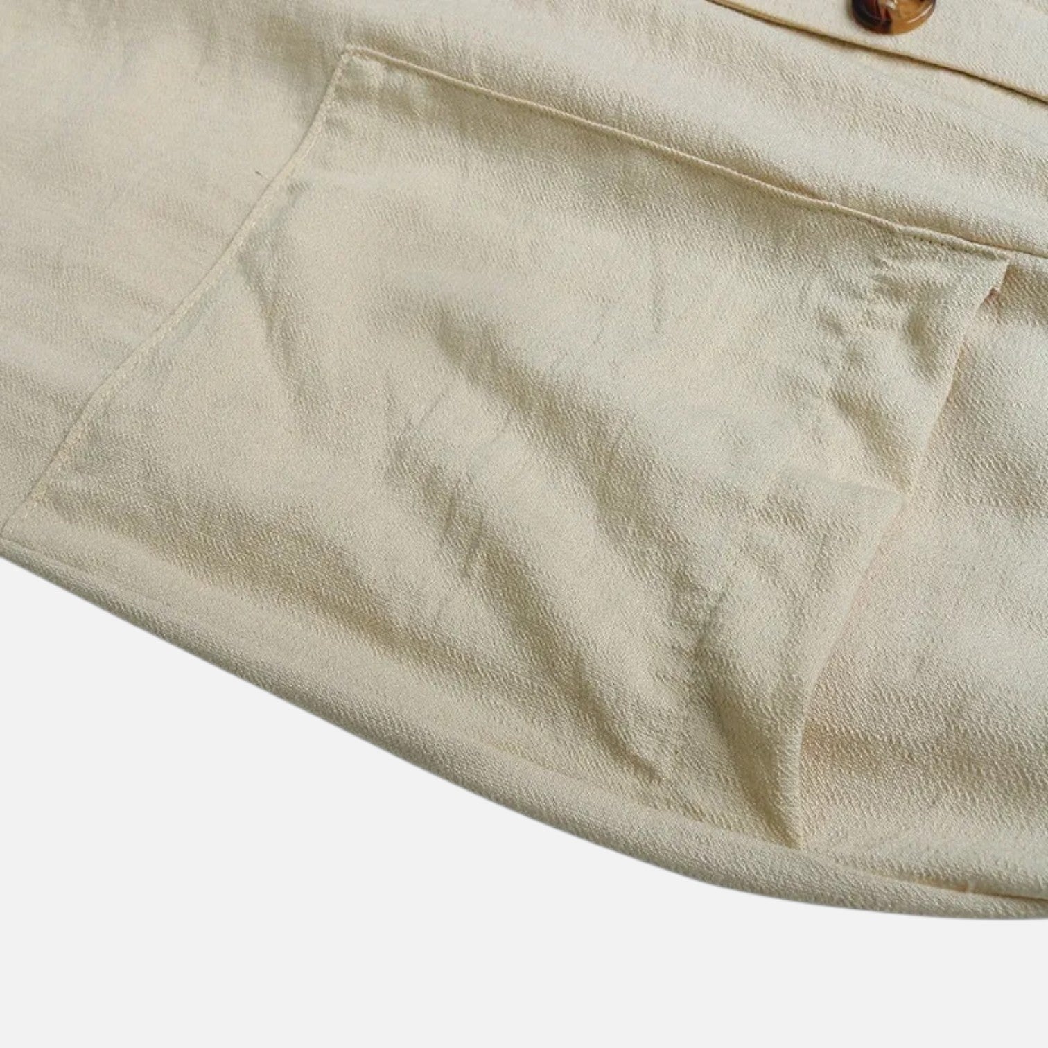 Mira | Halter Buksedragt Dame i Beige Viskose med Vide Ben | Elegant Jumpsuit til Sommerfester 8