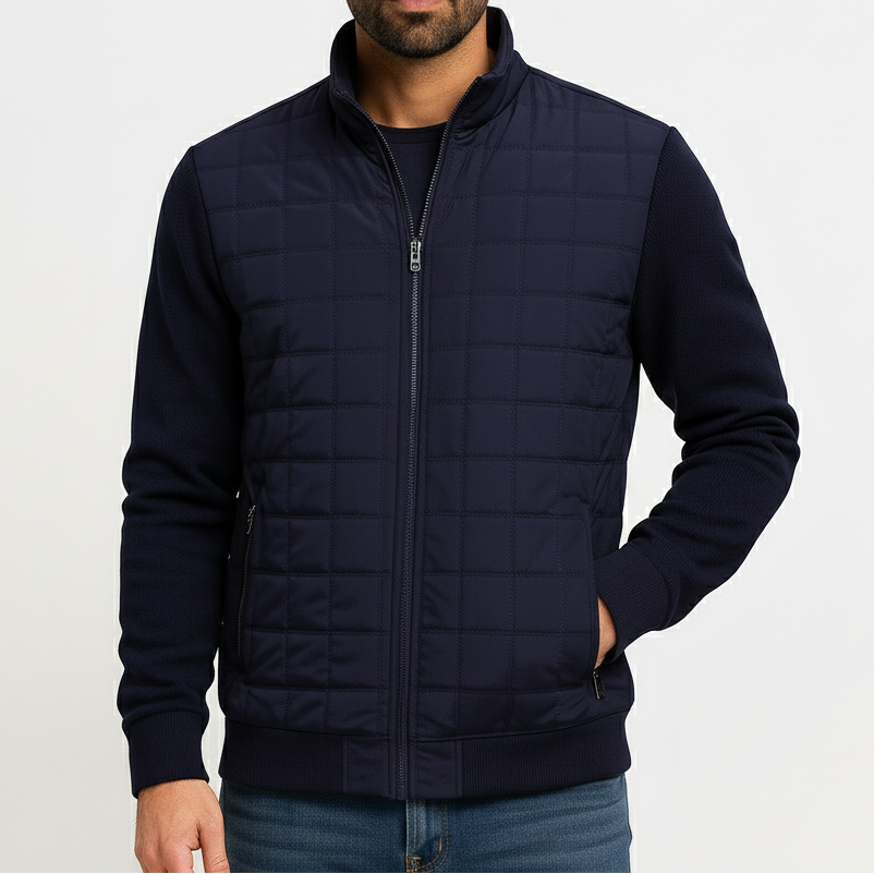 Vinterjakke Dame med Stand-Up Krave og Varm Foring – Moderne Bomberjakke til Hverdagsbrug i Flere Størrelser 8