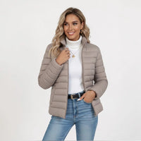 Sigrid Quilted Jacket Women Light – Padded Winter Jacket with Zipper