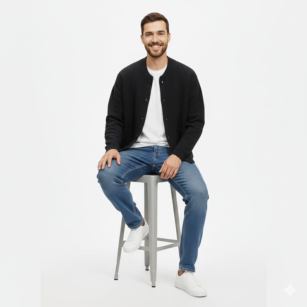 Classic Knit Cardigan | Men's Cardigan with Button Closure | Soft, Breathable Fabric for Cozy Layering 16