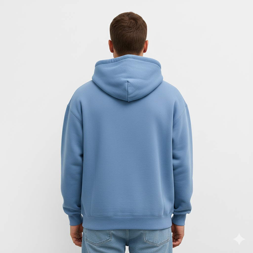 Hættetrøje Hoodie til Mænd i Blød Bomuldsblanding – Klassisk Sportstøj til Mænd med Kangoeroelomme og Justerbar Hætte 2
