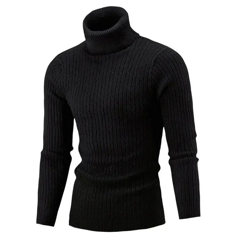 Henrik | Sweater Herre – Rullekrave, Regular Fit & Varm Komfort Til Vinter
