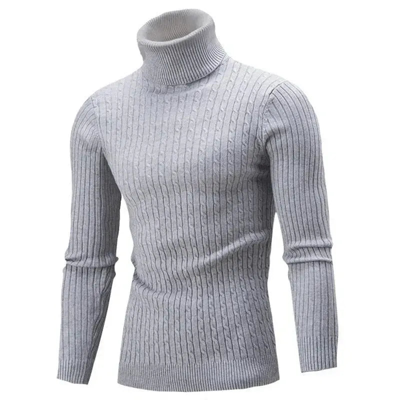 Henrik | Sweater Herre – Rullekrave, Regular Fit & Varm Komfort Til Vinter