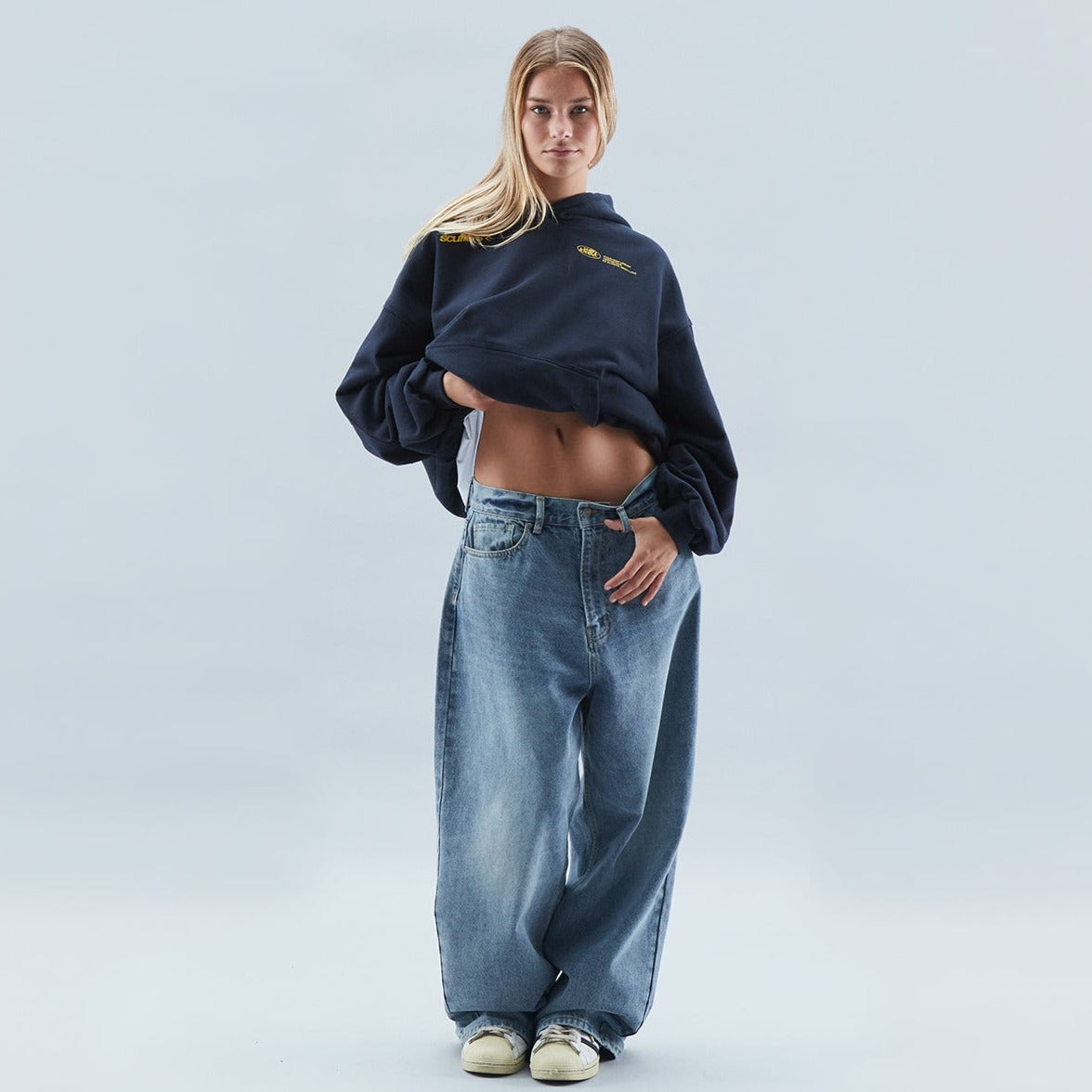 Damska Oversize Bluza z Kapturem – Miękka Bluza Fleece