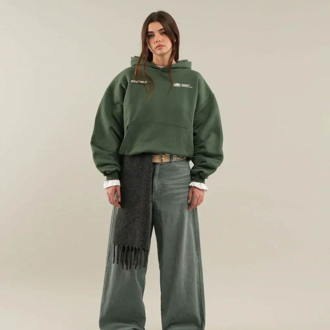 Damska Oversize Bluza z Kapturem – Miękka Bluza Fleece