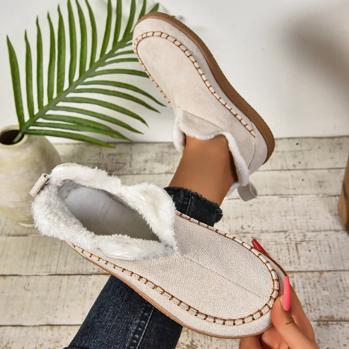 Embla | Fleeceforede Fladsålede Vinterstøvler Dame