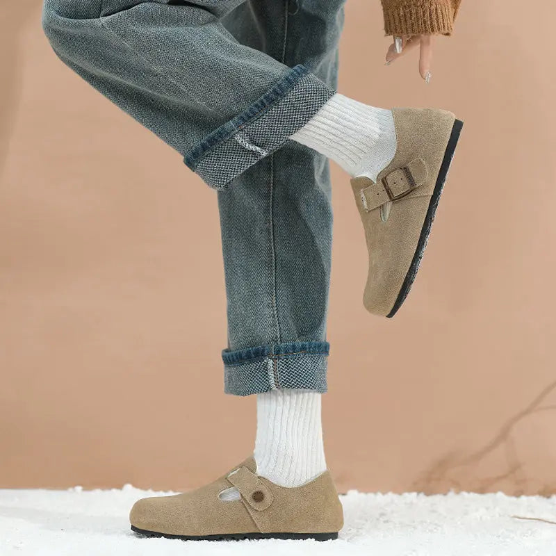 Tilde | Fleeceforede Ruskinds Hjemmesko til Kvinder