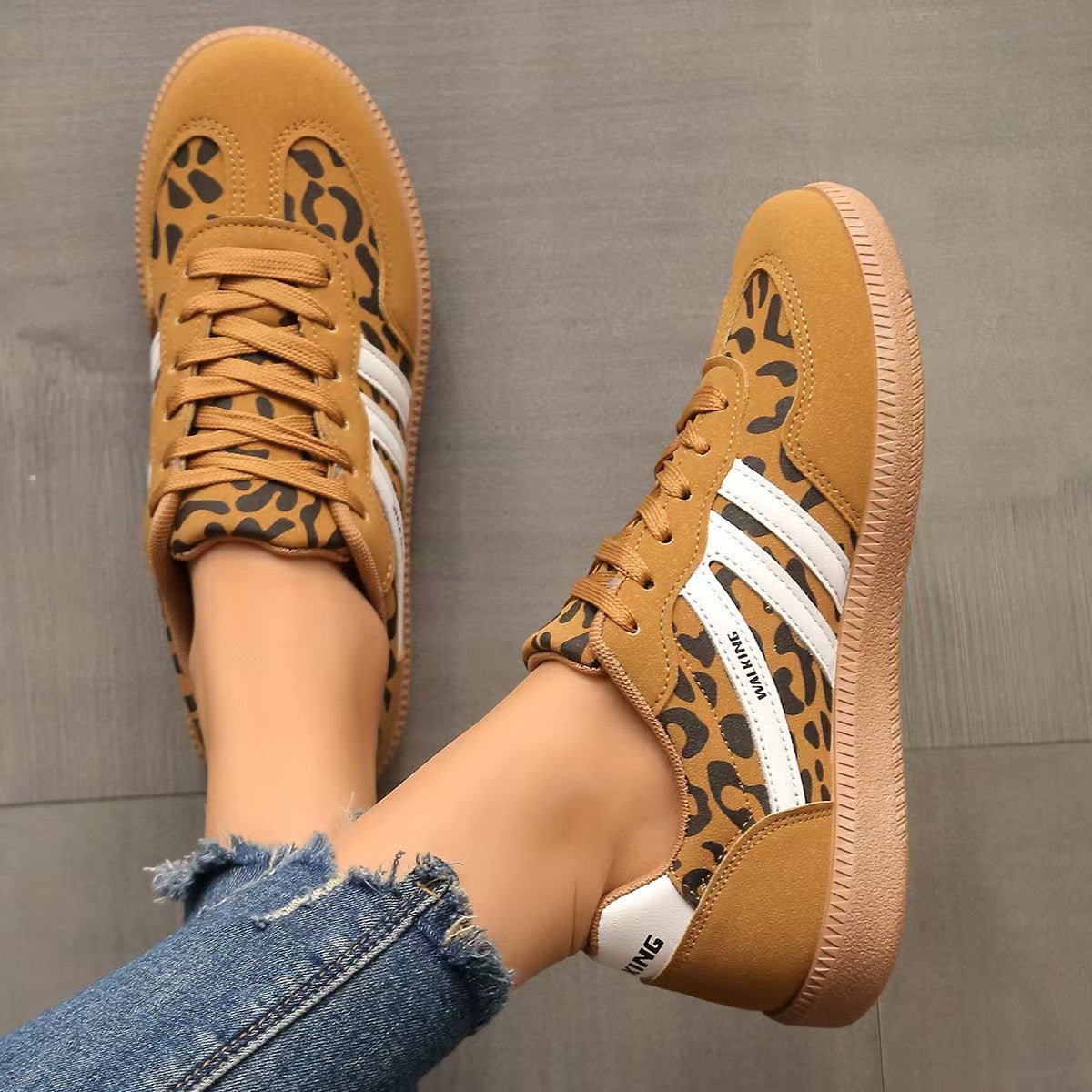 Ortopedyczne Buty Damskie – Zamszowe Komfortowe Sneakersy