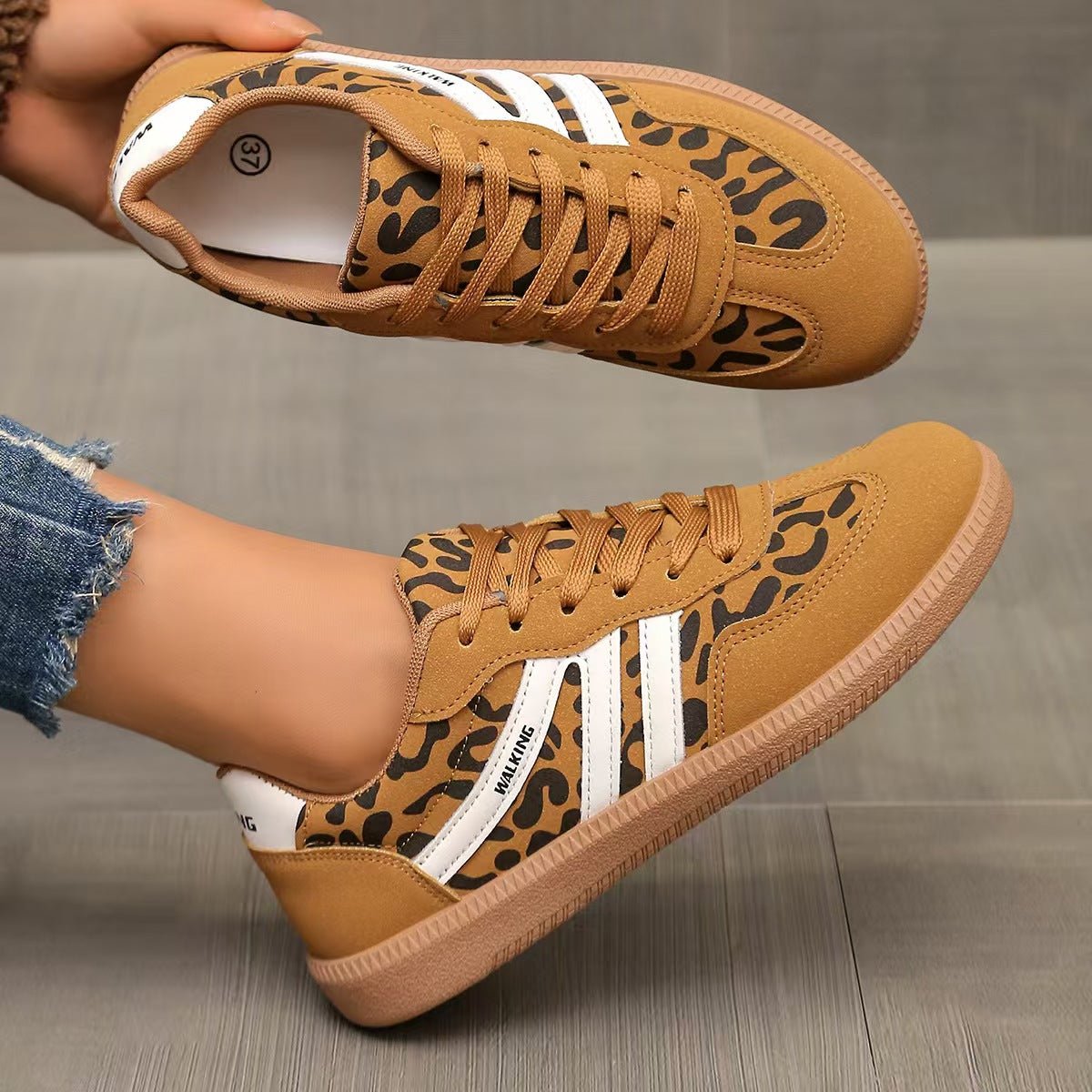 Ortopedyczne Buty Damskie – Zamszowe Komfortowe Sneakersy