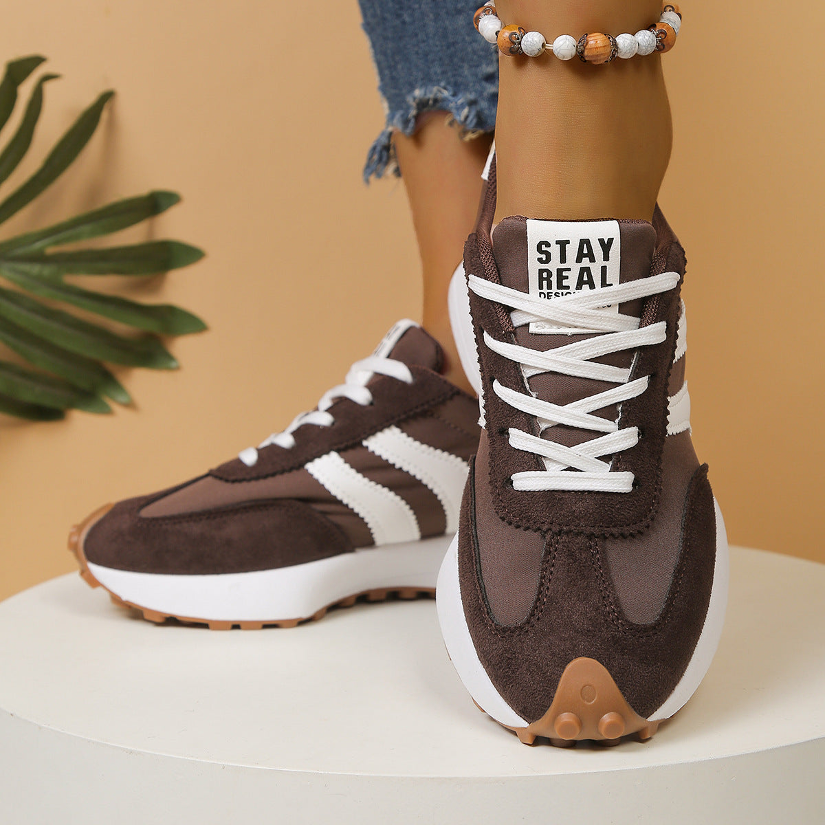 Ortopædiske Sneakers Dame – Bred Pasform, Lette Komfortsko