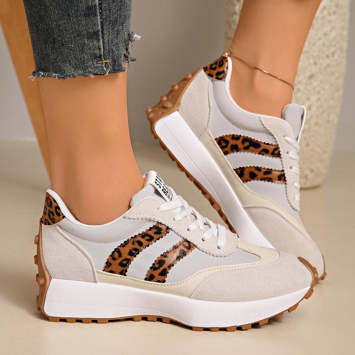 Ortopædiske Sneakers Dame – Bred Pasform, Lette Komfortsko