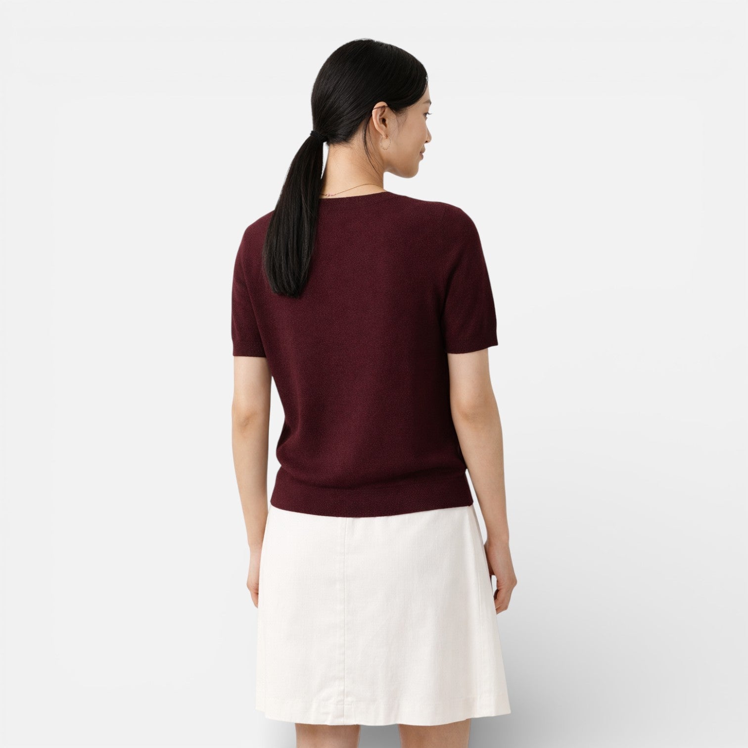 Wool Blend Knit Jumper Women – Soft Classic Fit