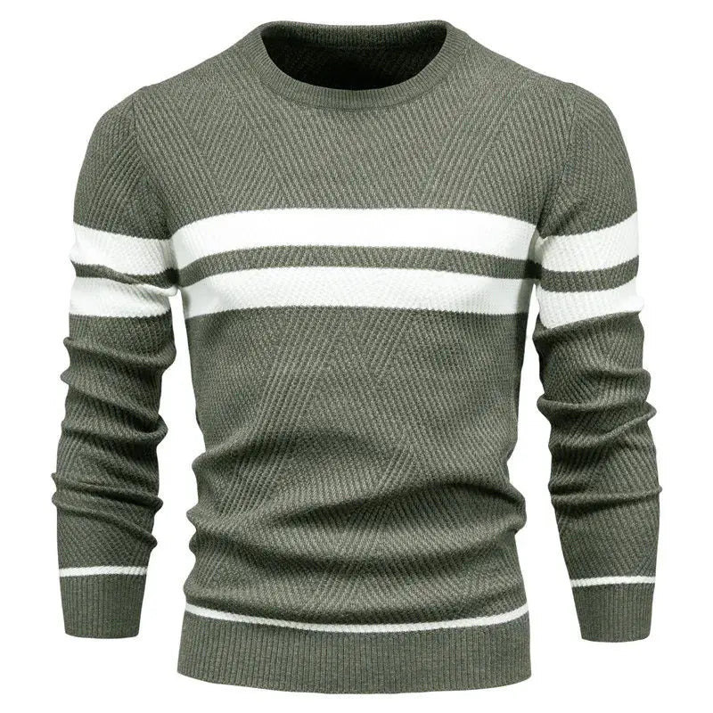 Thomas | Sweater Herre – Klassisk Pasform, Enkel Strik & Alsidig Brug